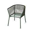 SEGERÖN - chair with armrests, outdoor, dark green | IKEA Taiwan Online - PE880069_S2 
