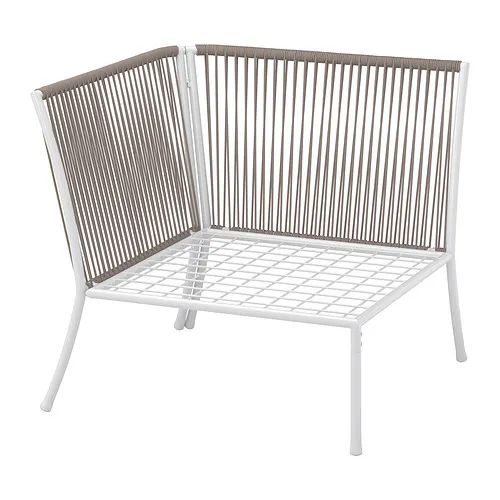SEGERÖN - corner section, outdoor, white/beige, white/beige | IKEA Taiwan Online - PE880075_S4