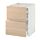 METOD/MAXIMERA - base cab f hob/2 fronts/3 drawers, white/Askersund light ash effect | IKEA Taiwan Online - PE652239_S1