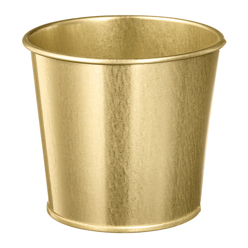 DAIDAI - plant pot, brass-colour, 9 cm | IKEA Taiwan Online - PE699220_S4