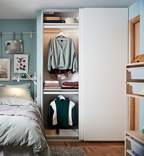PAX - 系統衣櫃/衣櫥組合, 白色 | IKEA 線上購物 - PH170414_S4