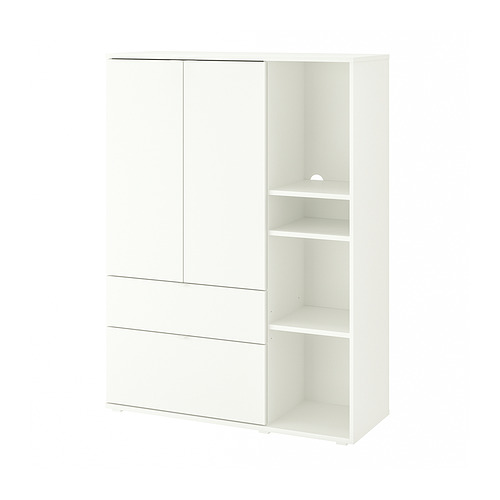 VIHALS - storage unit, white, 105x37x140 cm | IKEA Taiwan Online - PE839901_S4