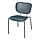 DUVSKÄR - 餐椅 室內/戶外用, 黑藍色 | IKEA 線上購物 - PE880082_S1