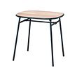 DUVSKÄR - 戶外餐桌, 黑藍色/尤加利木, 76x63 公分 | IKEA 線上購物 - PE880081_S2 
