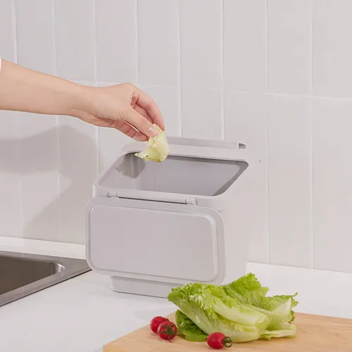 SKOLÄST 附門廚櫃用垃圾桶