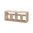 KALLAX - TV bench, white stained oak effect, 147x60 cm | IKEA Taiwan Online - PE918670_S2 
