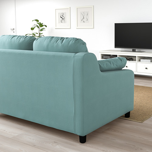 VINLIDEN - 2-seat sofa, Hakebo light turquoise | IKEA Taiwan Online - PE794366_S4