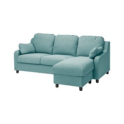 VINLIDEN - cover for 3-seat sofa, with chaise longue/Hillared anthracite | IKEA Taiwan Online - PE640035_S3