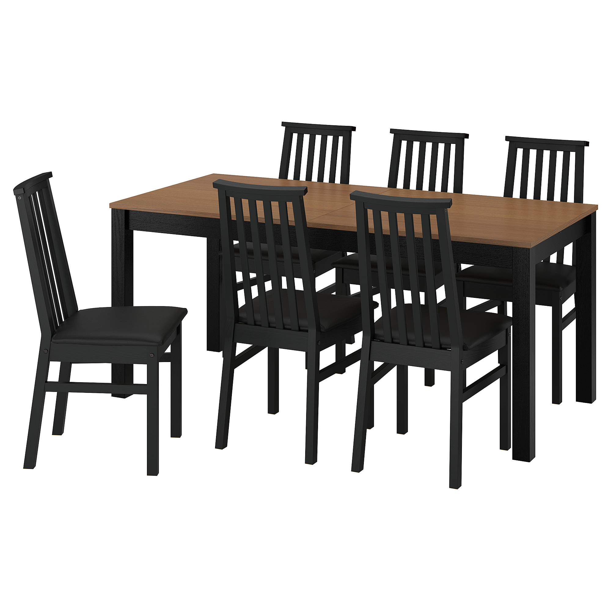 ÅLHULT/ÅLHULT table and 6 chairs