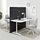BEKANT - desk with screen, white/dark grey | IKEA Taiwan Online - PE794395_S1