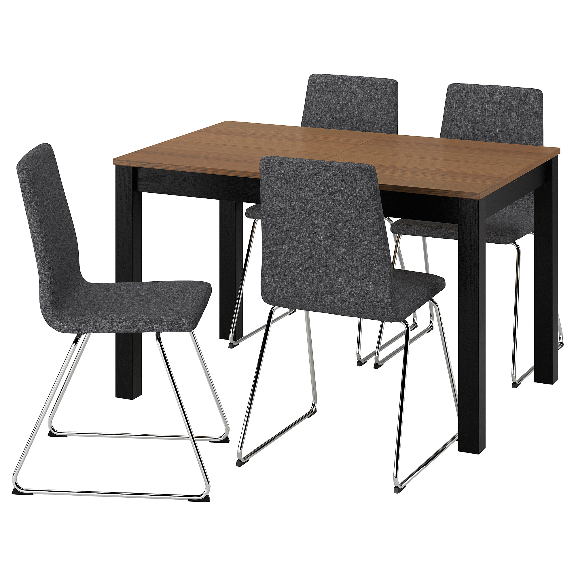 ÅLHULT/LILLÅNÄS table and 4 chairs