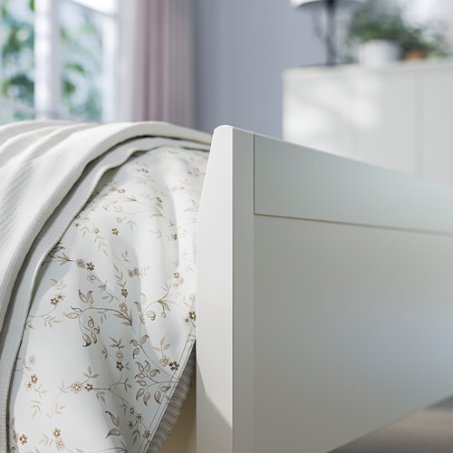 IDANÄS - 雙人床框, 白色, 附Luröy床底板條 | IKEA 線上購物 - PE794438_S4