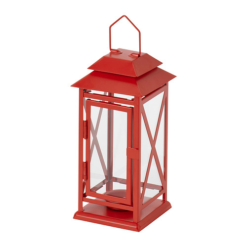 VINTERFINT 小蠟燭燭台 室內/戶外用