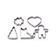 VINTERFINT pastry cutter, set of 5