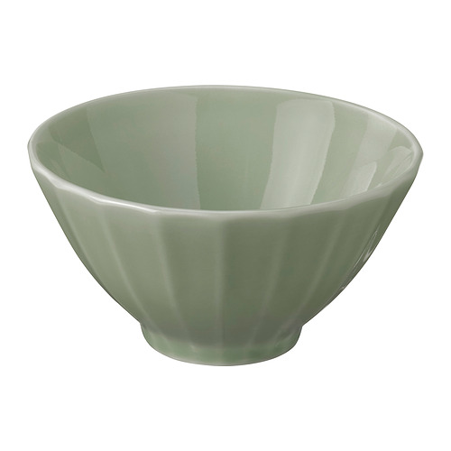 STRIMMIG - 碗，半瓷 淺灰綠色，11 公分 | IKEA 線上購物 - E1017570_S4