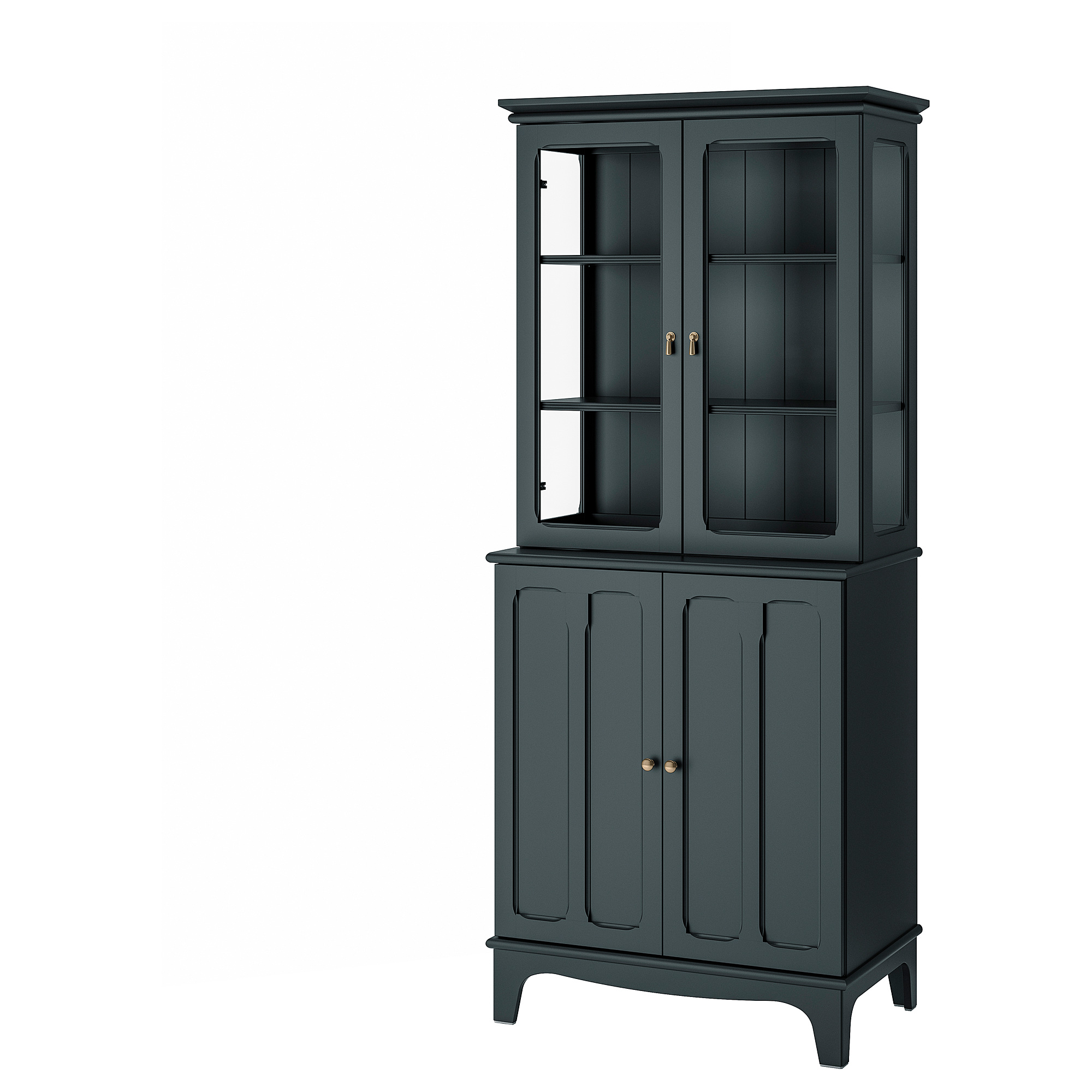 LOMMARP cabinet with glass doors