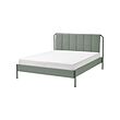 TÄLLÅSEN - upholstered bed frame, Kulsta grey-green, 150x200 cm | IKEA Taiwan Online - PE918880_S2 