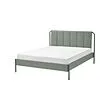 TÄLLÅSEN - upholstered bed frame, Kulsta grey-green, 150x200 cm | IKEA Taiwan Online - PE918880_S2 