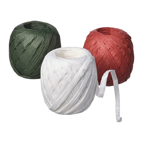 VINTERFINT - ribbon, white/red/green, 20 m | IKEA Taiwan Online - PE985265_S4
