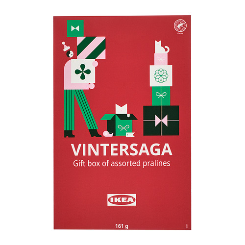 VINTERSAGA - gift box, assorted pralines Rainforest Alliance Certified, 161 g | IKEA Taiwan Online - PE985296_S4