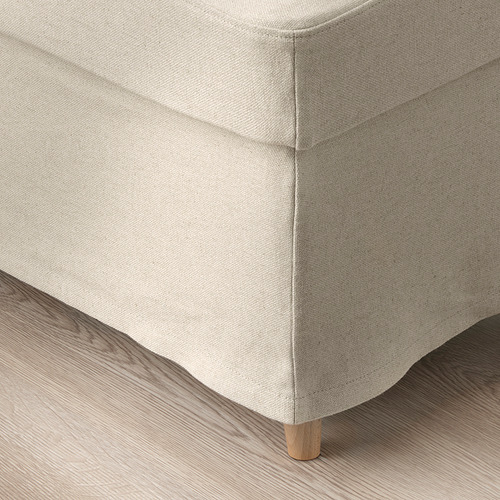 STRANDMON - slipcover for footstool, Risane natural | IKEA Taiwan Online - PE840134_S4