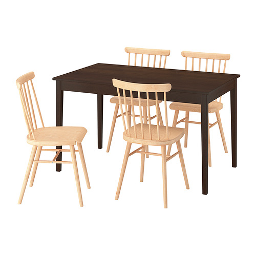 NÄSINGE/HÖGVED table and 4 chairs