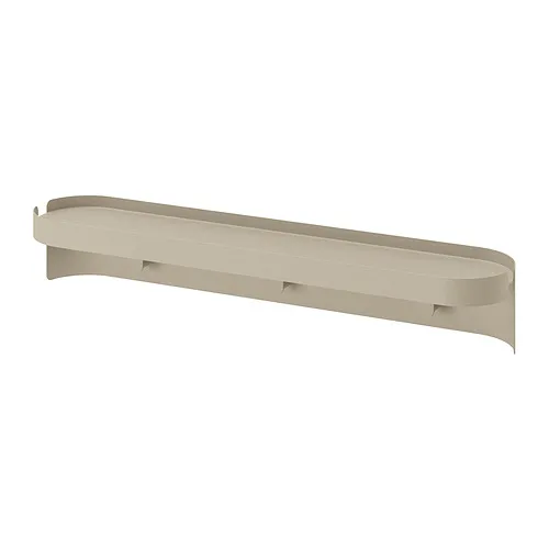 FLORSJÖN - wall shelf with 3 hooks, beige, 40x7 cm | IKEA Taiwan Online - PE985334_S4