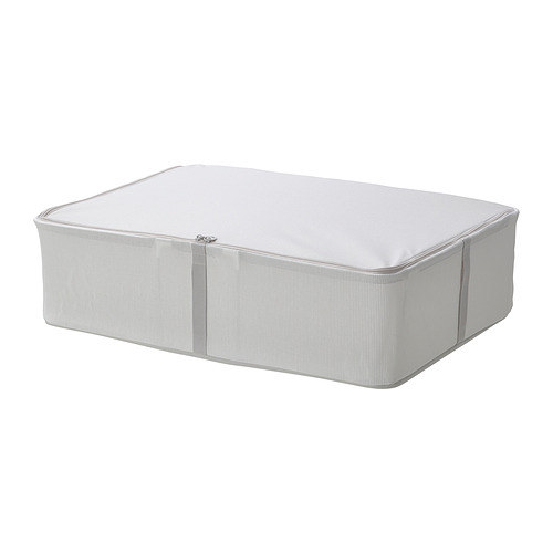 HEMMAFIXARE - storage case, fabric striped/white/grey | IKEA Taiwan Online - PE840364_S4