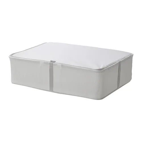 HEMMAFIXARE - 收納盒, 布 條紋/白色/灰色, 69x51x19 公分 | IKEA 線上購物 - PE840364_S4