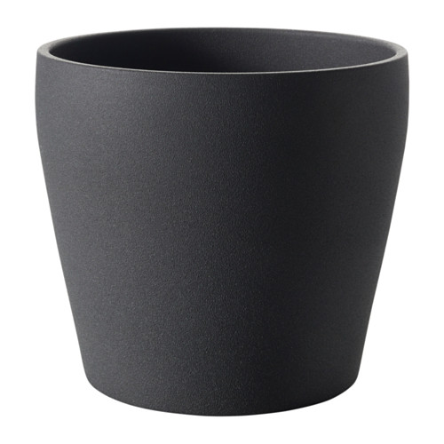 PERSILLADE - plant pot, dark grey, 24 cm | IKEA Taiwan Online - PE592235_S4