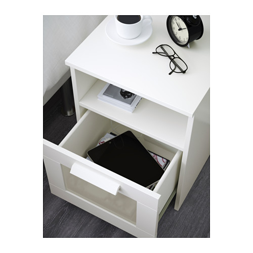 BRIMNES - 床邊桌, 白色 | IKEA 線上購物 - PE592292_S4