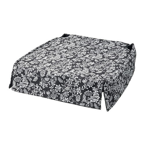 DVÄRGDUNÖRT - chair pad, grey/white, 42/35x42x4 cm | IKEA Taiwan Online - PE880489_S4