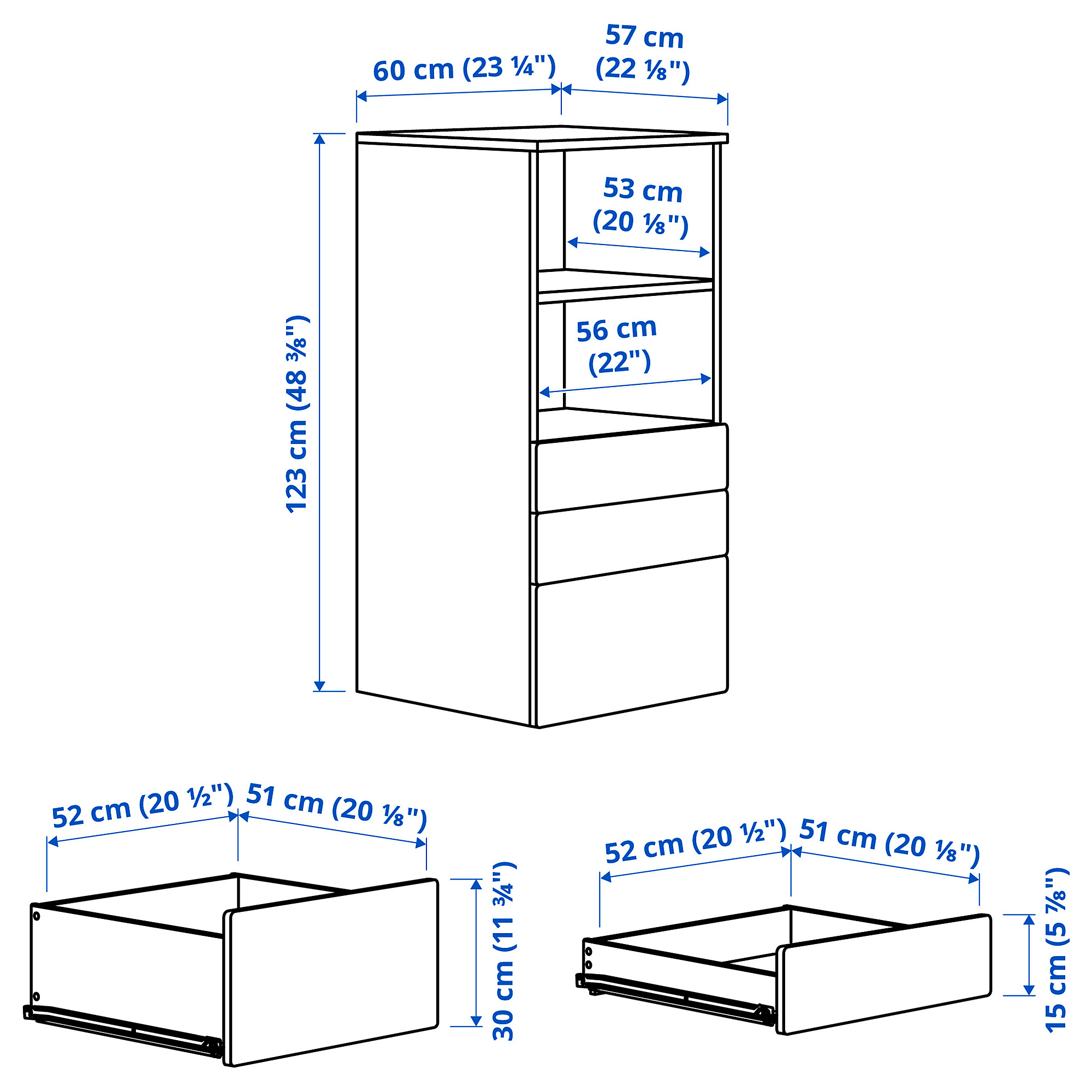 SMÅSTAD/PLATSA bookcase