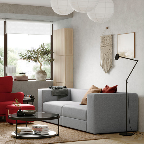 JÄTTEBO - 三人座沙發, Tonerud 灰色, 240x95x71 公分| IKEA 線上購物