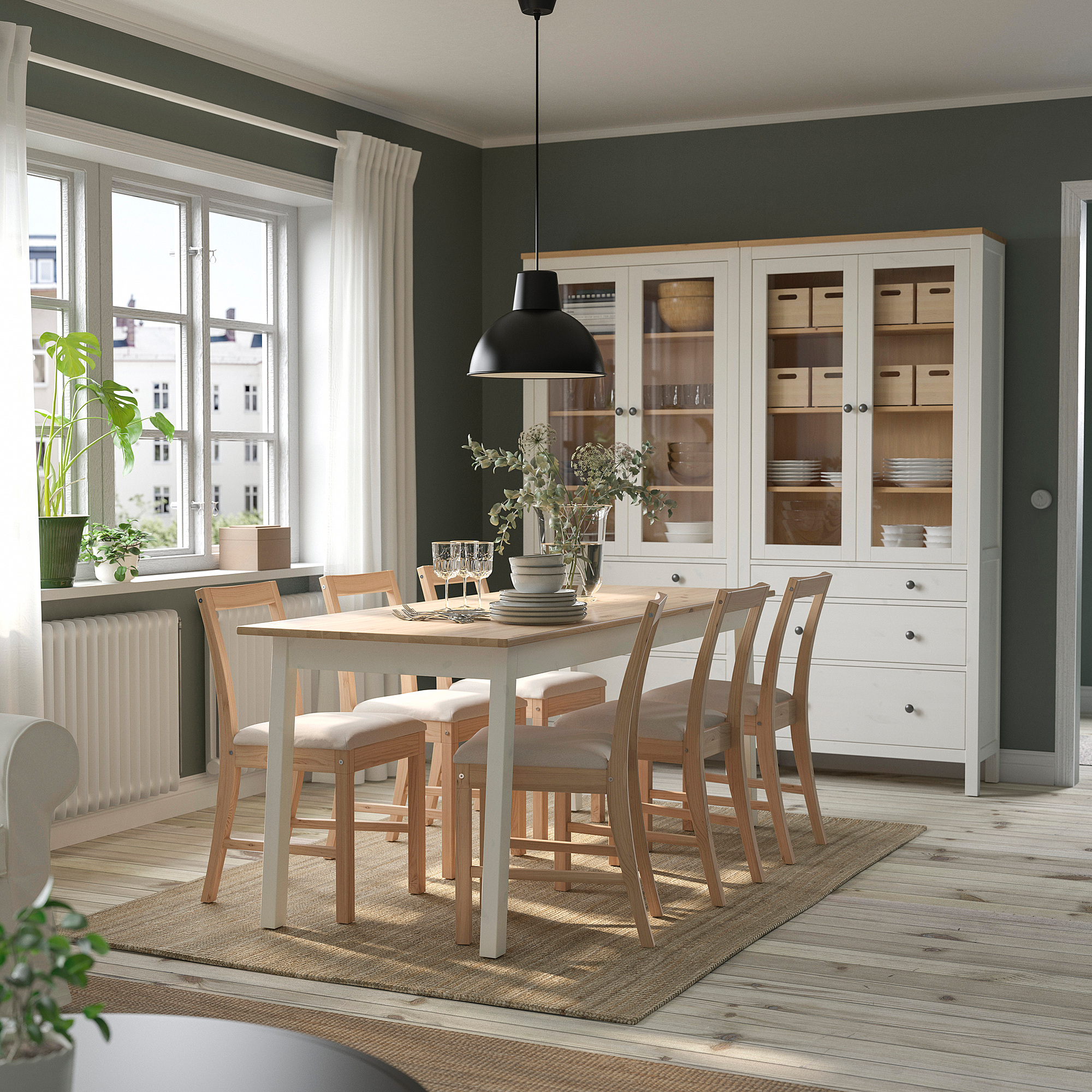 PINNTORP/PINNTORP table and 6 chairs