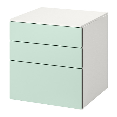 SMÅSTAD/PLATSA chest of 3 drawers