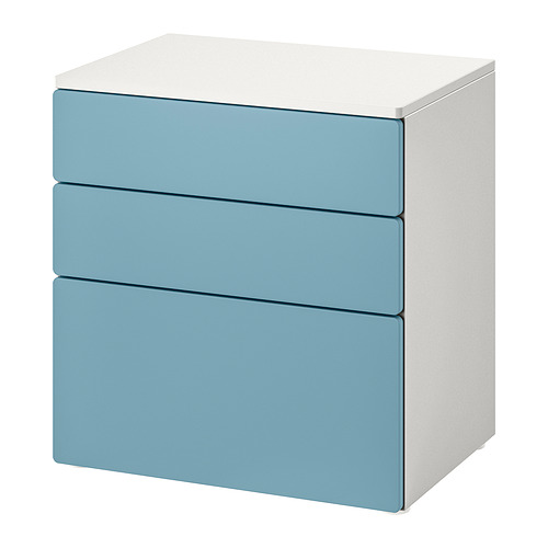 SMÅSTAD/PLATSA chest of 3 drawers