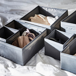 SKUBB - 收納盒 6件組, 白色 | IKEA 線上購物 - PE262659_S3