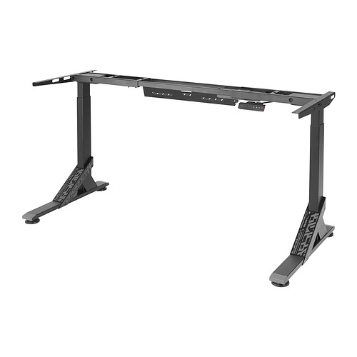 UPPSPEL underframe sit/stand f table tp, el