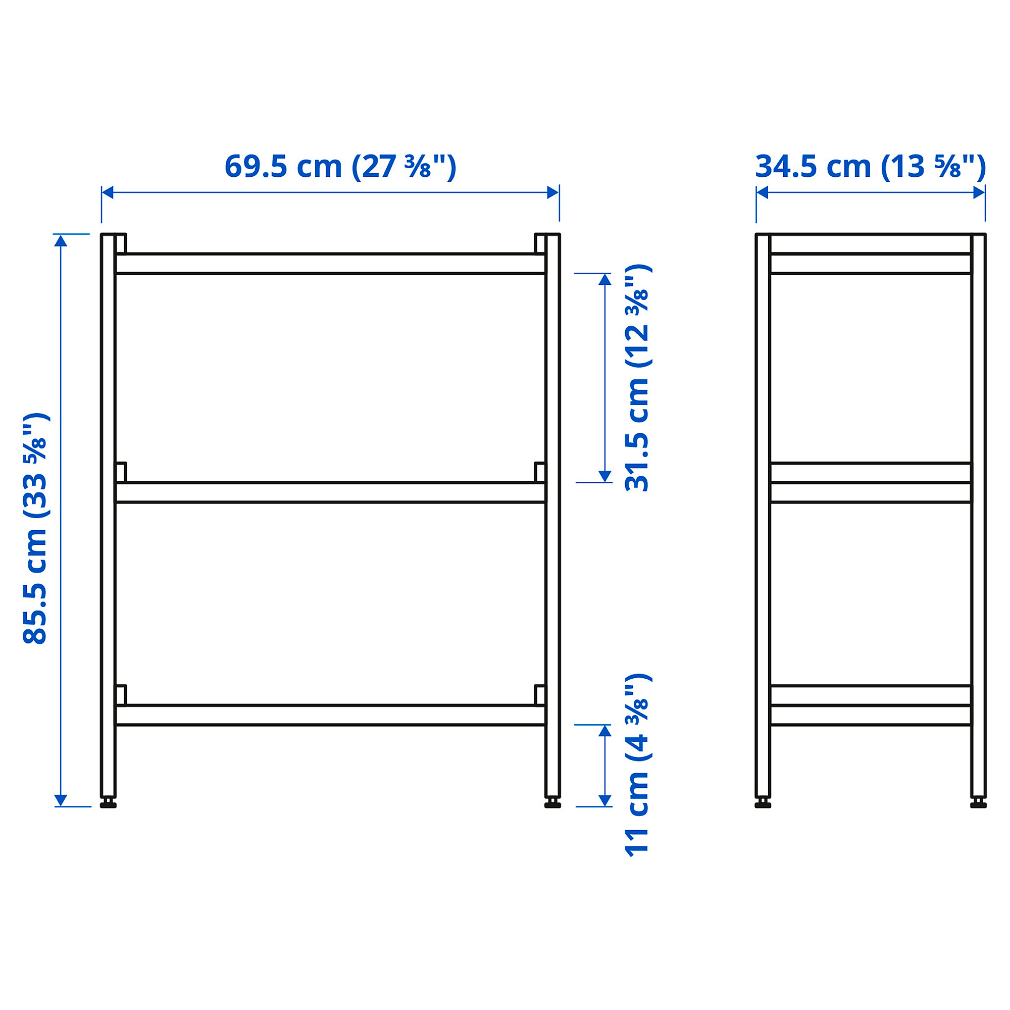 EKENABBEN open shelving unit