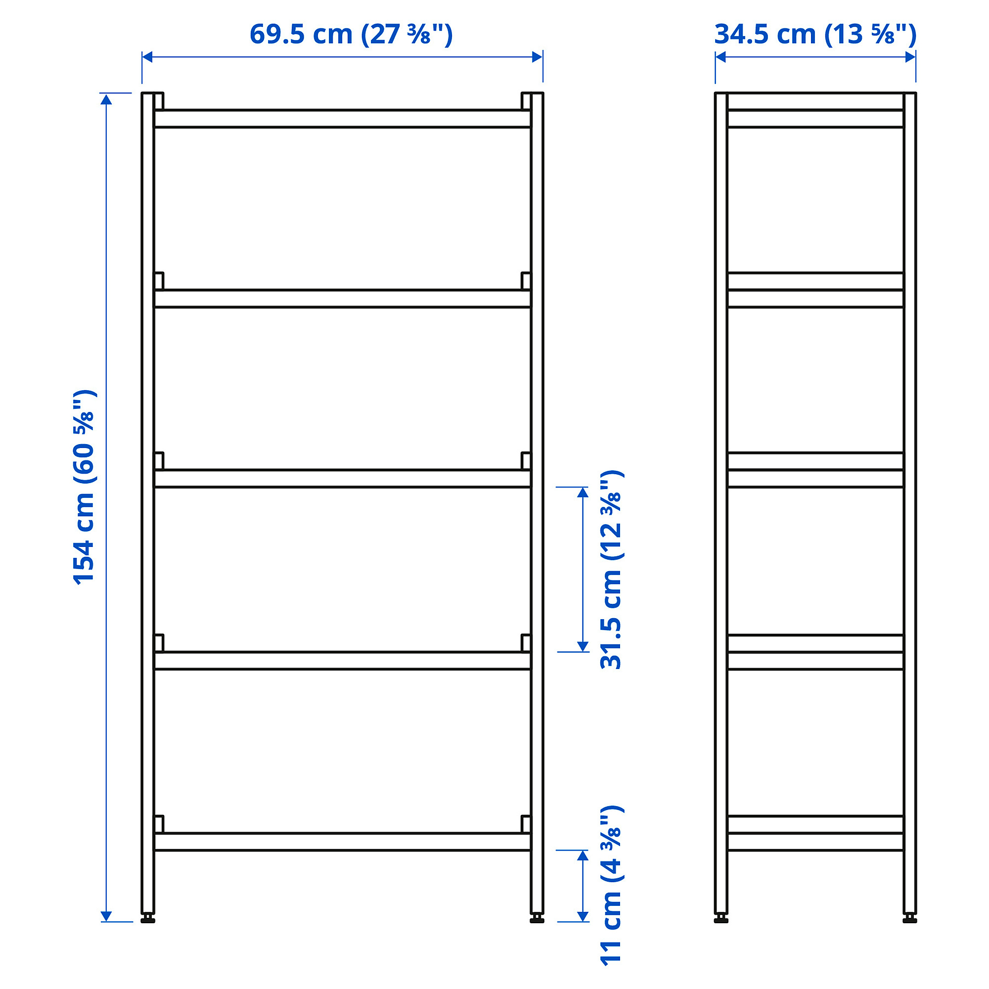 EKENABBEN open shelving unit