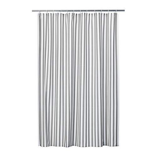 STAVBJÖRNBÄR - 浴簾，黑色/白色，180x200 公分 | IKEA 線上購物 - PE985626_S4