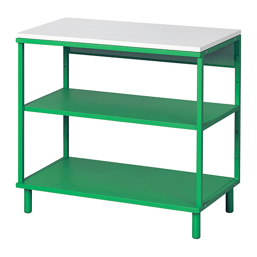 PLATSA - open shelving unit, white/green, 80x42x73 cm | IKEA Taiwan Online - PE985631_S4