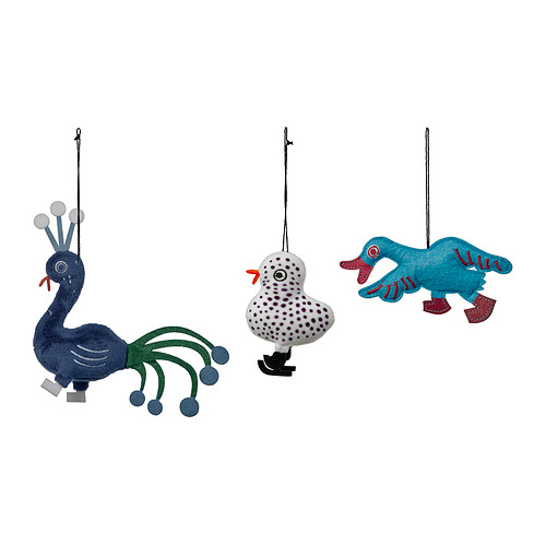VINTERFINT tree ornament set of 3
