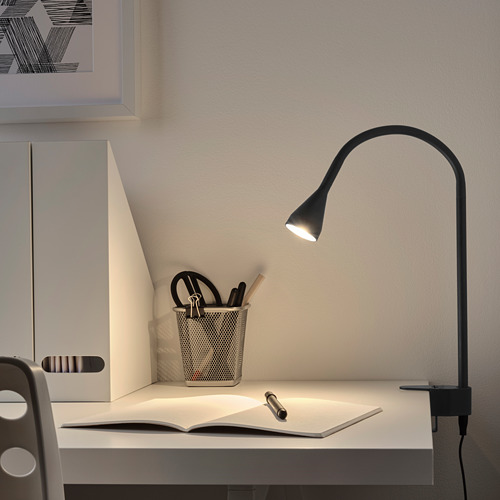 NÄVLINGE - LED壁燈/夾式聚光燈, 黑色 | IKEA 線上購物 - PE741967_S4