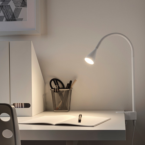 NÄVLINGE - LED壁燈/夾式聚光燈, 白色 | IKEA 線上購物 - PE741969_S4