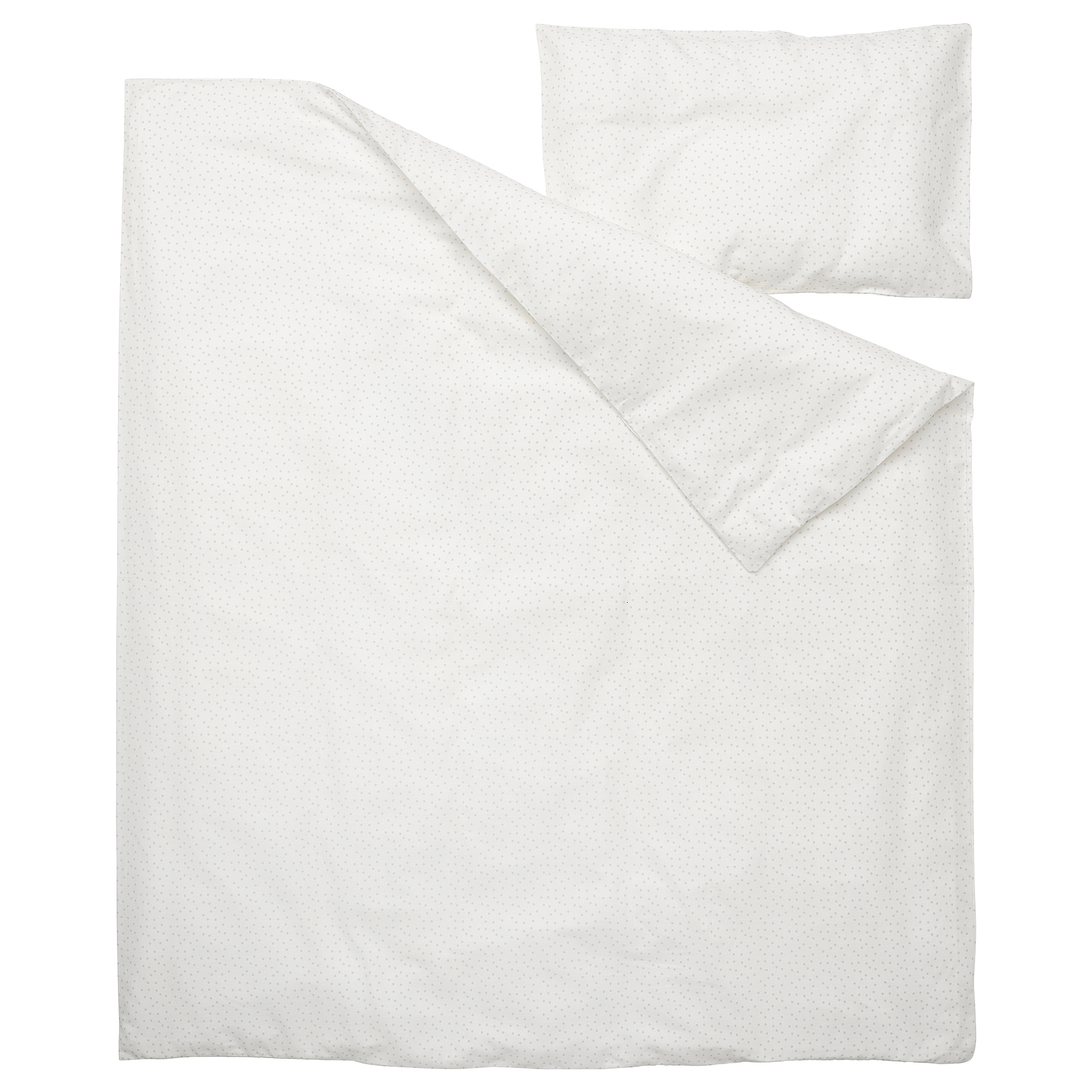 LEN duvet cover 1 pillowcase for cot