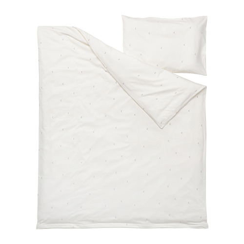 LENAST - 嬰兒被套/枕頭套, 白色 | IKEA 線上購物 - PE794861_S4