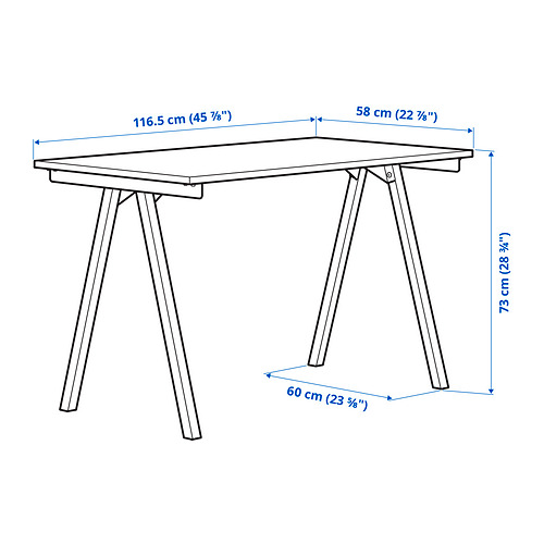 TROTTEN underframe for table top