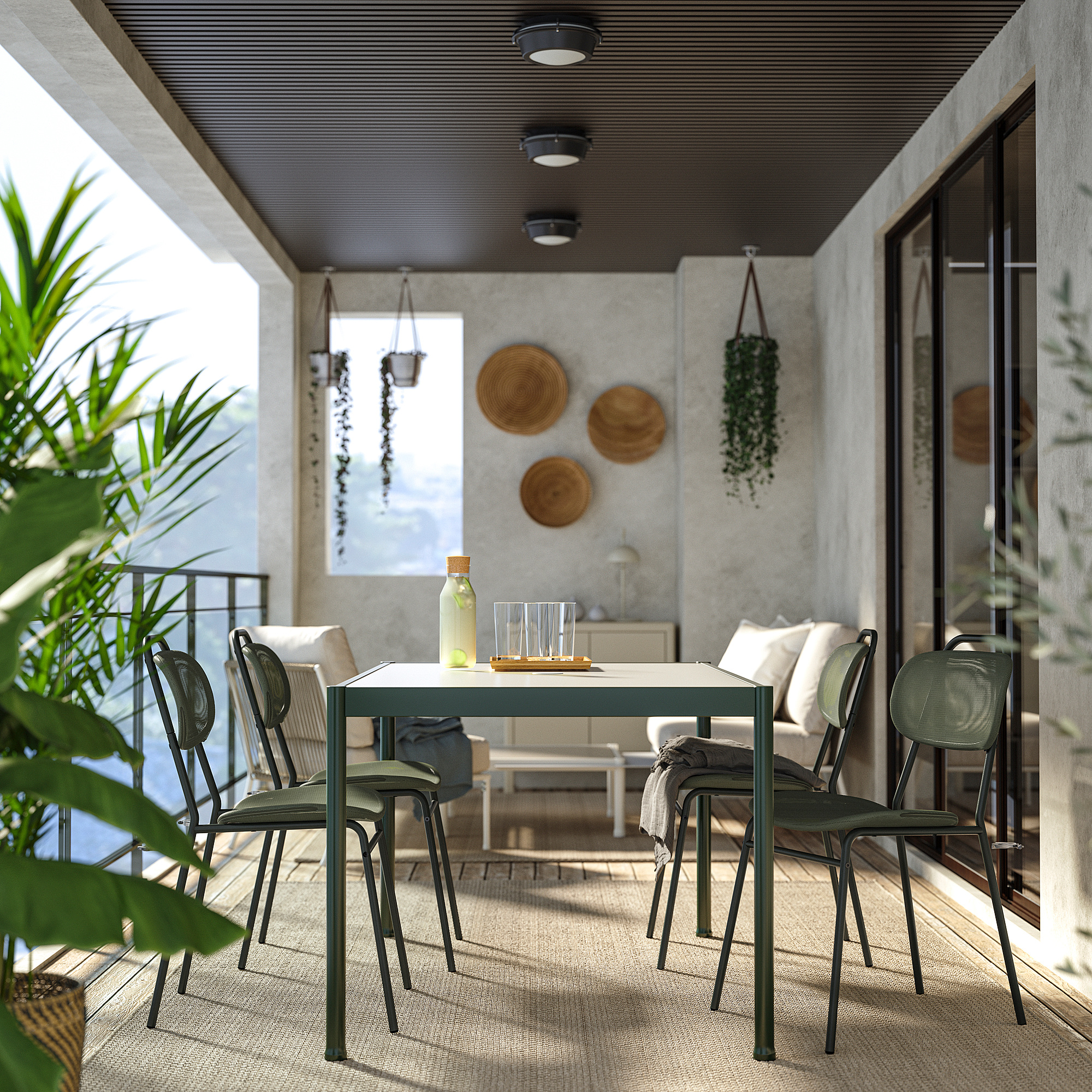 SEGERÖN/ENSHOLM table and 4 chairs